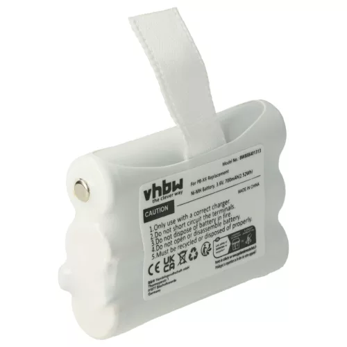 Midland PB-X6 helyettesítő rádió akkumulátor (NiMh, 700mAh / 2.52Wh, 3.6V) - Utángyártott