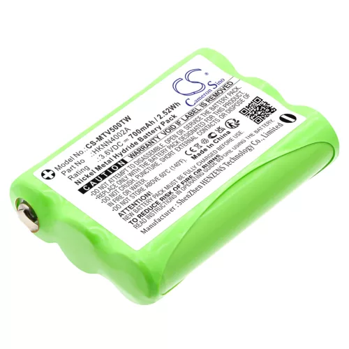 Motorola 1532, 4002A, 53615 helyettesítő rádió akkumulátor (NiMh, 700mAh / 2.52Wh, 3.6V) - Utángyártott