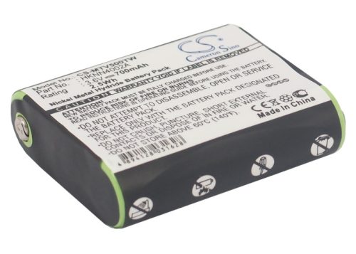 Motorola 4002A, 56315 helyettesítő rádió akkumulátor (NiMh, 700mAh / 2.5Wh, 3.6V) - Utángyártott