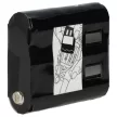 Motorola 4002A, 56315 helyettesítő rádió akkumulátor (NiMh, 1300mAh / 4.68Wh, 3.6V) - Utángyártott