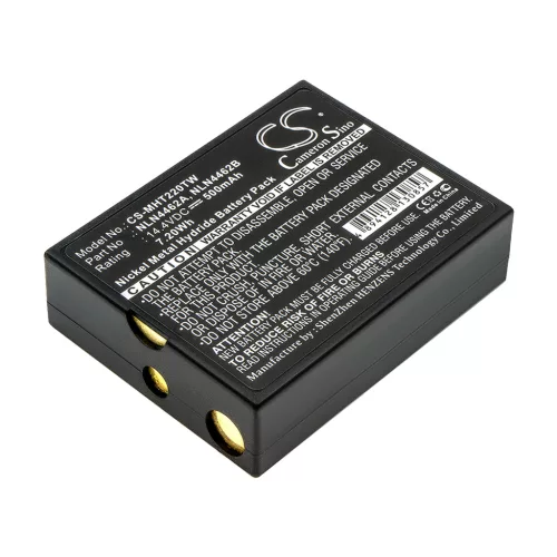 Motorola NLN4462A, NLN4462B helyettesítő rádió akkumulátor (NiMh, 500mAh / 7.2Wh, 14.4V) - Utángyártott
