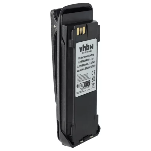 Motorola NNTN4066 helyettesítő rádió akkumulátor (Li-Ion, 1800mAh / 13.32Wh, 7.4V) - Utángyártott
