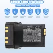 Motorola NNTN7038 helyettesítő rádió akkumulátor (Li-Ion, 2500mAh / 18.5Wh, 7.4V) - Utángyártott