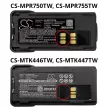 Motorola NNTN8128A helyettesítő rádió akkumulátor (Li-Ion, 2300mAh / 17.02Wh, 7.4V) - Utángyártott