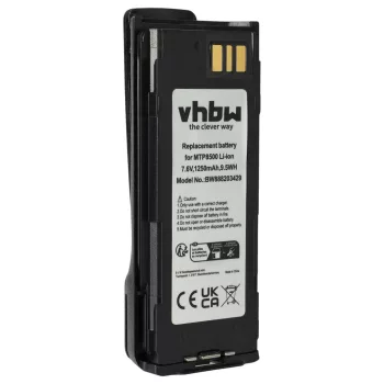   Motorola NNTN8570 helyettesítő rádió akkumulátor (Li-Ion, 1250mAh / 9.5Wh, 7.6V) - Utángyártott