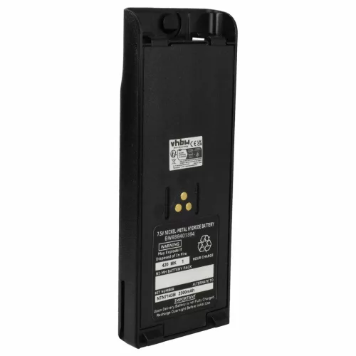 Motorola NTN7143, NTN7143A helyettesítő rádió akkumulátor (NiMh, 2300mAh / 17.25Wh, 7.5V) - Utángyártott