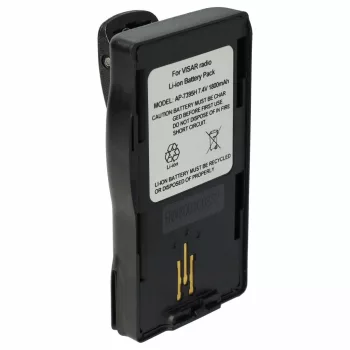   Motorola NTN7394, NTN7395 helyettesítő rádió akkumulátor (NiMh, 1800mAh / 13.5Wh, 7.5V) - Utángyártott