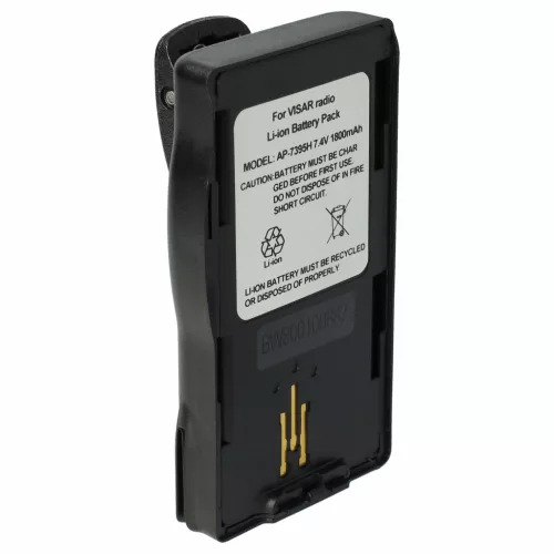 Motorola NTN7394, NTN7395 helyettesítő rádió akkumulátor (NiMh, 1800mAh / 13.5Wh, 7.5V) - Utángyártott