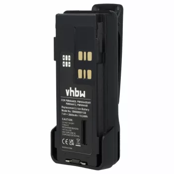   Motorola PMNN4406 helyettesítő rádió akkumulátor (Li-Ion, 2600mAh / 19.24Wh, 7.4V) - Utángyártott