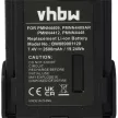 Motorola PMNN4406 helyettesítő rádió akkumulátor (Li-Ion, 2600mAh / 19.24Wh, 7.4V) - Utángyártott