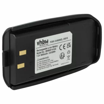   Polmar DB-10 Transceiver készülékhez rádió akkumulátor (Li-Ion, 3600mAh / 25.92Wh, 7.2V) - Utángyártott