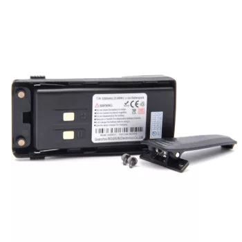   Wouxun BAT-9P, BLO-010 helyettesítő rádió akkumulátor (Li-Ion, 3200mAh / 23.68Wh, 7.4V) - Utángyártott