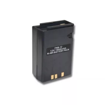   Yaesu / Vertex FNB-10, FNB-10H helyettesítő rádió akkumulátor (NiMh, 1000mAh / 12Wh, 12V) - Utángyártott
