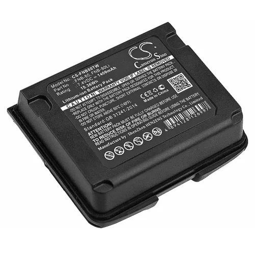 Vertex / Yaesu VX-5E készülékhez rádió akkumulátor (Li-Ion, 1400mAh / 10.36Wh, 7.4V) - Utángyártott