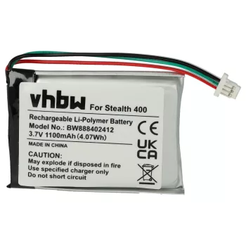   Turtle Beach Ear Force Stealth 400 készülékhez fülhallgató akkumulátor (Li-Polymer, 1100mAh / 4.07Wh, 3.7V) - Utángyártott