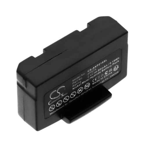 AKG AP114, AP11A, AP97 helyettesítő fülhallgató akkumulátor (NiMh, 80mAh / 0.19Wh, 2.4V) - Utángyártott