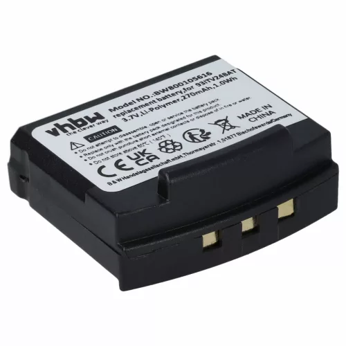 Amplicomms 93ITV24BAT helyettesítő fülhallgató akkumulátor (Li-Polymer, 270mAh / 1Wh, 3.7V) - Utángyártott