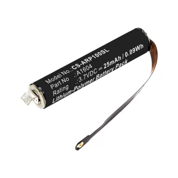   Apple A1523, A1604 helyettesítő fülhallgató akkumulátor (Li-Ion, 25mAh / 0.09Wh, 3.7V) - Utángyártott
