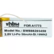 Beats X MLYE2LL/A készülékhez fülhallgató akkumulátor (Li-Polymer, 50mAh / 0.19Wh, 3.8V) - Utángyártott