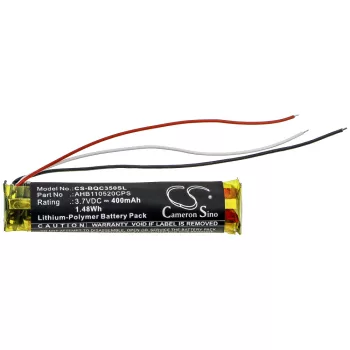   Bose AHB110520CPS helyettesítő fülhallgató akkumulátor (Li-Polymer, 400mAh / 1.48Wh, 3.7V) - Utángyártott