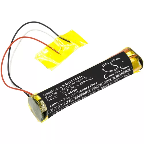 Bose AHB110520CPS helyettesítő fülhallgató akkumulátor (Li-Polymer, 400mAh / 1.48Wh, 3.7V) - Utángyártott