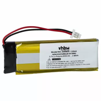   Cardo BAT00002 helyettesítő fülhallgató akkumulátor (Li-Polymer, 800mAh / 2.96Wh, 3.7V) - Utángyártott