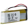 Cardo BAT00002 helyettesítő fülhallgató akkumulátor (Li-Polymer, 800mAh / 2.96Wh, 3.7V) - Utángyártott