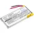 Cardo BAT00007 helyettesítő fülhallgató akkumulátor (Li-Polymer, 850mAh / 3.15Wh, 3.7V) - Utángyártott