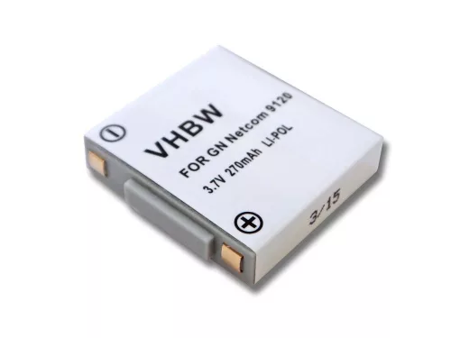 GN Netcom 14151-01 helyettesítő fülhallgató akkumulátor (Li-Polymer, 270mAh / 1Wh, 3.7V) - Utángyártott