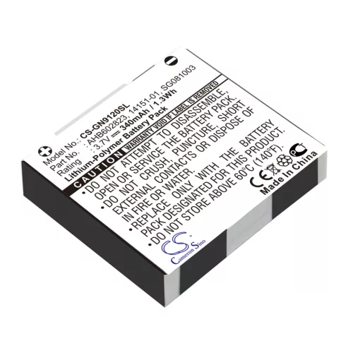 GN Netcom 14151-01 helyettesítő fülhallgató akkumulátor (Li-Polymer, 340mAh / 1.26Wh, 3.7V) - Utángyártott