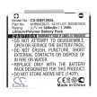 GN Netcom 14151-01 helyettesítő fülhallgató akkumulátor (Li-Polymer, 340mAh / 1.26Wh, 3.7V) - Utángyártott