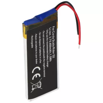   Cardo Q2, Q2 Pro készülékekhez fülhallgató akkumulátor (Li-Polymer, 400mAh / 1.48Wh, 3.7V) - Utángyártott