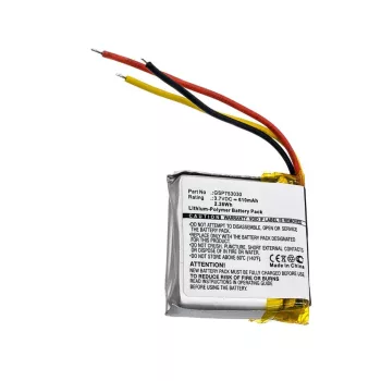   JBL 633331 helyettesítő fülhallgató akkumulátor (Li-Polymer, 610mAh / 2.26Wh, 3.7V) - Utángyártott