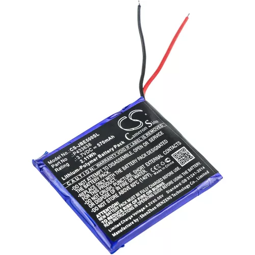 JBL P433638 helyettesítő fülhallgató akkumulátor (Li-Polymer, 570mAh / 2.11Wh, 3.7V) - Utángyártott