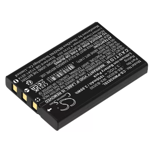 Panasonic BX-B3030 helyettesítő fülhallgató akkumulátor (Li-Ion, 1050mAh / 3.89Wh, 3.7V) - Utángyártott