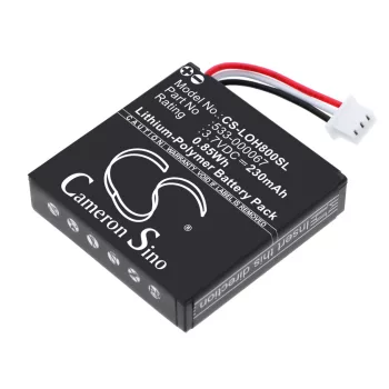   Logitech 533-000067 helyettesítő fülhallgató akkumulátor (Li-Polymer, 230mAh / 0.851Wh, 3.7V) - Utángyártott