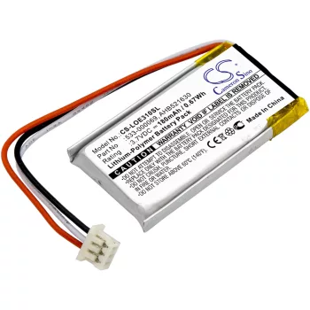   Logitech 533-000069 helyettesítő fülhallgató akkumulátor (Li-Polymer, 220mAh / 0.814Wh, 3.7V) - Utángyártott