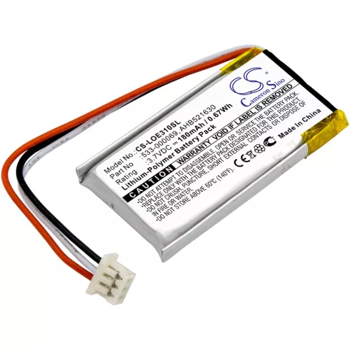 Logitech 533-000069 helyettesítő fülhallgató akkumulátor (Li-Polymer, 220mAh / 0.814Wh, 3.7V) - Utángyártott