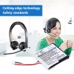 Logitech 533-000095 helyettesítő fülhallgató akkumulátor (Li-Polymer, 450mAh / 1.67Wh, 3.7V) - Utángyártott