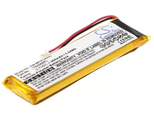 Midland 752068PL helyettesítő fülhallgató akkumulátor (Li-Polymer, 950mAh / 3.52Wh, 3.7V) - Utángyártott