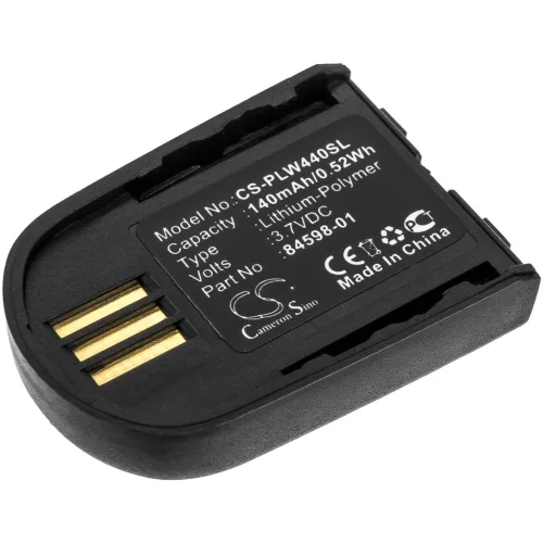 Plantronics 204755-01 helyettesítő fülhallgató akkumulátor (Li-Polymer, 140mAh / 0.52Wh, 3.7V) - Utángyártott
