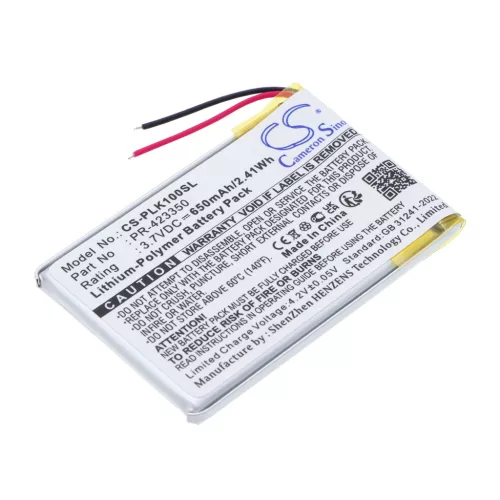Sony 1-756-920-21 helyettesítő fülhallgató akkumulátor (Li-Polymer, 650mAh / 2.41Wh, 3.7V) - Utángyártott