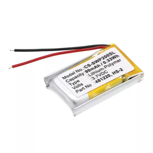 Samsung 481220 helyettesítő fülhallgató akkumulátor (Li-Polymer, 90mAh / 0.333Wh, 3.7V) - Utángyártott