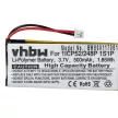 Sena 1ICP52/248P 1S1P helyettesítő fülhallgató akkumulátor (Li-Polymer, 500mAh / 1.85Wh, 3.7V) - Utángyártott
