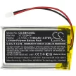 Sena YT102540P helyettesítő fülhallgató akkumulátor (Li-Polymer, 1100mAh / 4.07Wh, 3.7V) - Utángyártott