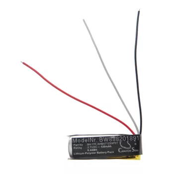   Sennheiser AHB471233PST helyettesítő fülhallgató akkumulátor (Li-Polymer, 120mAh / 0.44Wh, 3.7V) - Utángyártott