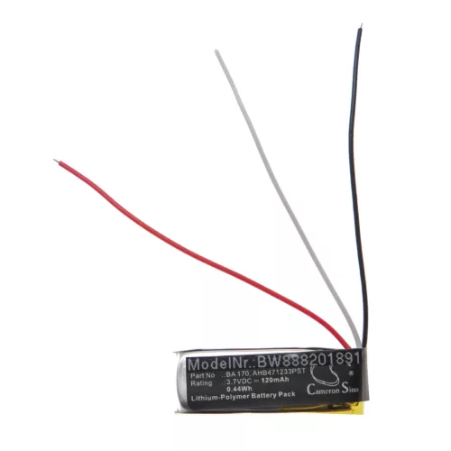 Sennheiser AHB471233PST helyettesítő fülhallgató akkumulátor (Li-Polymer, 120mAh / 0.44Wh, 3.7V) - Utángyártott