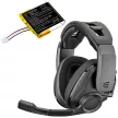 Sennheiser AHB552826TPC-2 helyettesítő fülhallgató akkumulátor (Li-Polymer, 350mAh / 1.3Wh, 3.7V) - Utángyártott