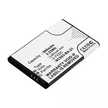   Sennheiser NC003-BA-21 helyettesítő fülhallgató akkumulátor (Li-Ion, 900mAh / 3.33Wh, 3.7V) - Utángyártott