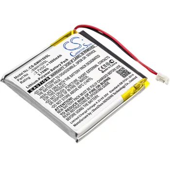   Sony 1588-0911 helyettesítő fülhallgató akkumulátor (Li-Polymer, 1000mAh / 3.7Wh, 3.7V) - Utángyártott